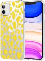 iMoshion Design voor de iPhone 11 hoesje - Luipaard - Geel