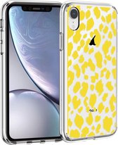 iMoshion Design voor de iPhone Xr hoesje - Luipaard - Geel