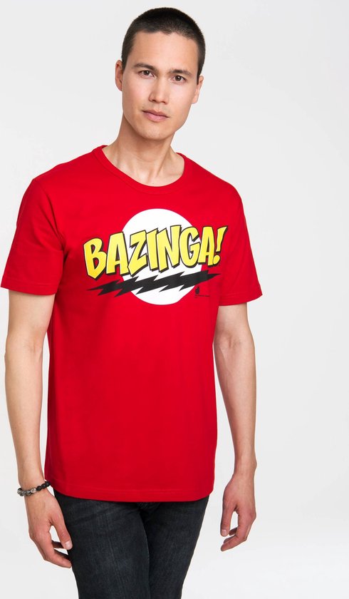 Big Bang Theory Bazinga shirt heren - Large
