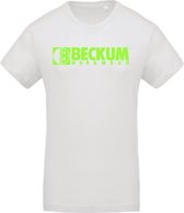 Beckum Workwear EBTS04 T-shirt met logo Wit 3XL
