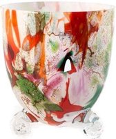 Design vaas Escargot large - Fidrio MIXED COLOURS - glas, mondgeblazen - diameter 22 cm hoogte 25 cm