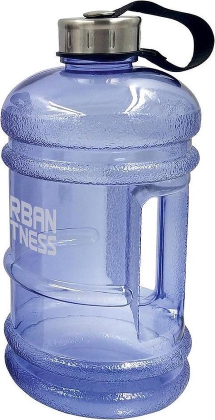 favoriete Schatting bladerdeeg Urban Fitness Waterfles 2,2 Liter Blauw | bol.com