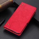 Koperen gesp Retro Crazy Horse Texture Horizontale Flip Leather Case voor Huawei P Smart Z / Y9 Prime (2019), met houder & kaartsleuven & portemonnee (rood)