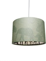 Olucia Safari - Kinderkamer hanglamp - Groen - E27