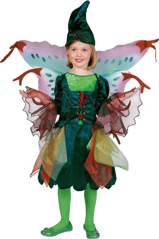 Majestueus Badkamer vrouwelijk Funny Fashion - Elfen Feeen & Fantasy Kostuum - Willow Woman Elf - Meisje -  groen -... | bol.com