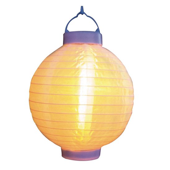 6x stuks luxe solar lampion/lampionnen wit met realistisch vlameffect op zonne-energie 20 cm - sfeervolle zomer tuinverlichting - buitenlampionnen