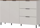 Germania California 151 cm Dressoir Cashmere / Walnoot