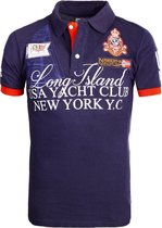 Geographical Norway Polo Shirt Blauw New York Keylo - M