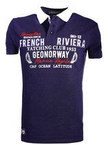 Geographical Norway Polo Blauw French Riviera Kampus - M