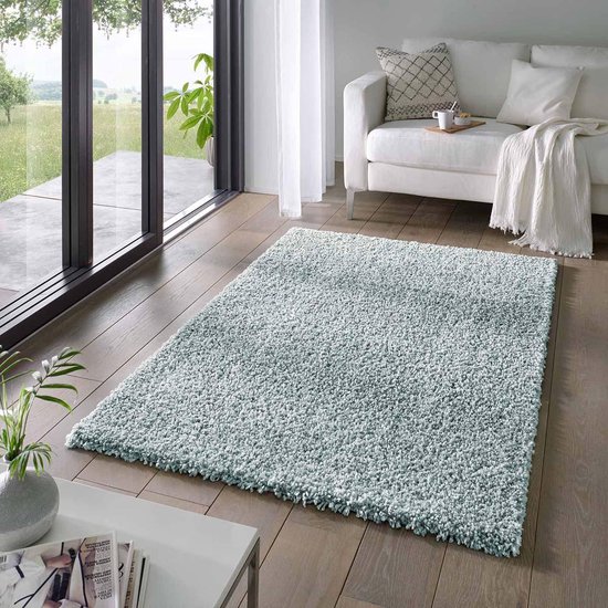 Miaogoo Groot pluizig vloerkleed voor slaapkamer, woonkamer, antislip