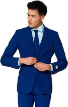 OppoSuits Navy Royale - Mannen Zomer Kostuum - Blauw - Feest - Maat 58