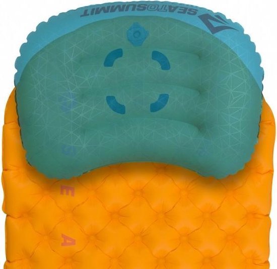 Sea To Summit Aeros Ultralight Opblaasbaar Hoofdkussen Large Aqua van Sea to Summit — afbeelding 2