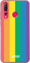 Huawei P30 Lite Hoesje Transparant TPU Case - #LGBT #ffffff