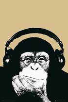 Steez Headphone Monkey - Maxi Poster