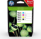 HP 963XL 4-pack High Yield Black/Cyan/Magenta/Yellow Original Ink Cartridges inktcartridge 4 stuk(s) Origineel Hoog (XL) rendement Zwart, Cyaan, Magenta, Geel