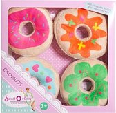 Sweet & Easy Pluche Cronuts / Donuts 4-pack 21x21cm Donut knuffel