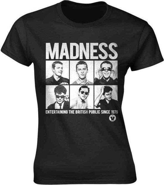 Foto: Madness dames tshirt xl since 1979 zwart