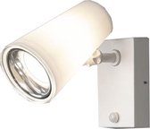 Konstsmide Wandlamp Fano Sensor 21,5 Cm E27 25w 230v Staal Wit