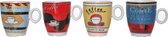 Brasil Mug 4assorted D7xh8,5cm