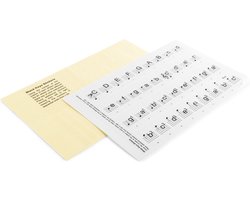 Keyboardstickers - MAX KB-KEY keyboard stickers / piano stickers voor keyboards met maximaal 61 toetsen - Onmisbaar en super handig als je keyboard wilt leren spelen.