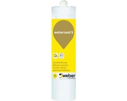 Foto: Weberseal seal s gekleurde silicone quartz wit