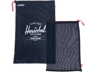Laundry/Shoe Set - Navy/Red / Reisset voor was & schoenen - Herschel Travel Accessory / Beperkte Levenslange Garantie / Blauw/Rood