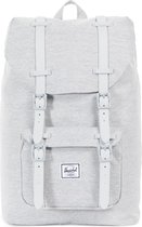 Herschel Little America Mid Volume - Light Denim Crosshatch | Rugzak met Laptopvak - 17L Opbergruimte - voor Mannen en Vrouwen -  Grijs