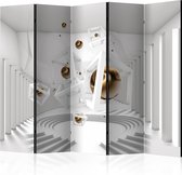 Kamerscherm - Scheidingswand - Vouwscherm - Geometrical Corridor  II [Room Dividers] 225x172 - Artgeist Vouwscherm