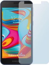 Galaxy A2 Core - Tempered Glass - Screenprotector - Inclusief 1 extra screenprotector