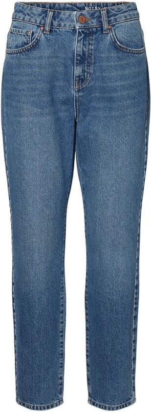 Noisy May Isabel High Waist Ankle Mom Ki018mb Jeans Blauw 26 / 32 Vrouw
