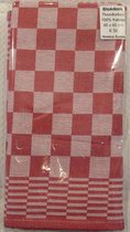 KEUKENHANDDOEKEN | 65X65CM | HORECA | CHESS ROOD