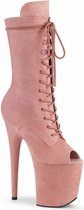 Pleaser Plateau Laarzen, Paaldans schoenen -40 Shoes- FLAMINGO-1051FS Paaldans schoenen Roze