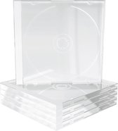 MediaRange | CD Jewelcase | 10.4mm | 1 Disc | Transparant | 5 Stuks