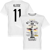 Duitsland Road To Victory Klose T-Shirt - XXXXL