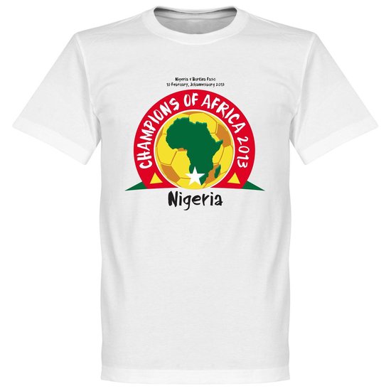 Nigeria Champions Of Africa 2013 T-shirt - XL
