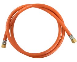 HASM gasslang, 3/8L-3/8L draaibaar, le 2m, diam 15mm, slang rubber