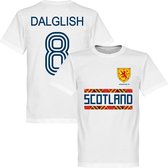 Schotland '78 Dalglish 8 Team T-Shirt - Wit - XL