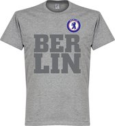 T-Shirt Texte Berlin - Gris - S