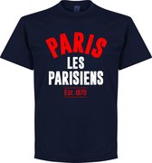 Paris Saint Germain Established T-Shirt - Navy - M