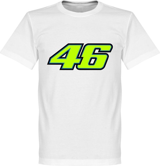 Valentino Rossi 46 T-Shirt - Wit - XS