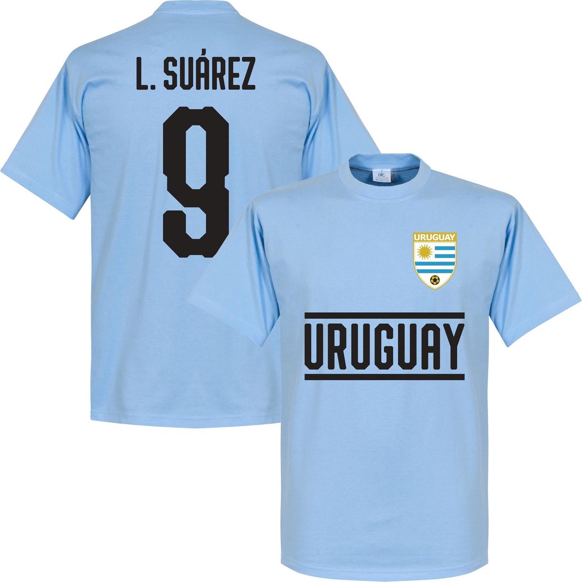 1200x1200.jpg Uruguay Suarez Team T-Shirt - L - Afbeelding 1