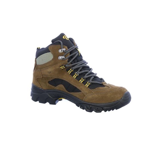 Brütting Expedition Uniseks Wandelschoenen, Zwart / limoen / blauw, 45 EU