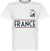 Frankrijk Team T-Shirt - Wit - XL