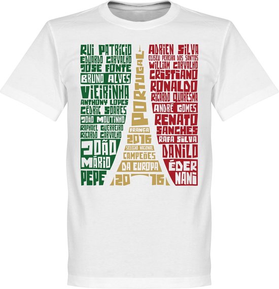 Portugal EURO 2016 Selectie T-Shirt - XXL