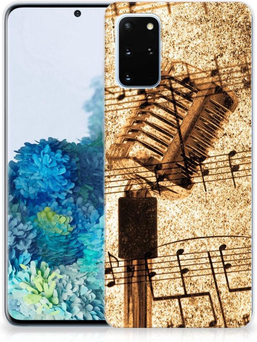 Samsung Galaxy S20 Plus Siliconen Hoesje met foto Bladmuziek