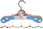 Relaxwonen - Kinderkledinghanger - Kledinghanger - Kinderen - Hout - Verschillende Kleuren - 5 Hangers - 28x16 cm