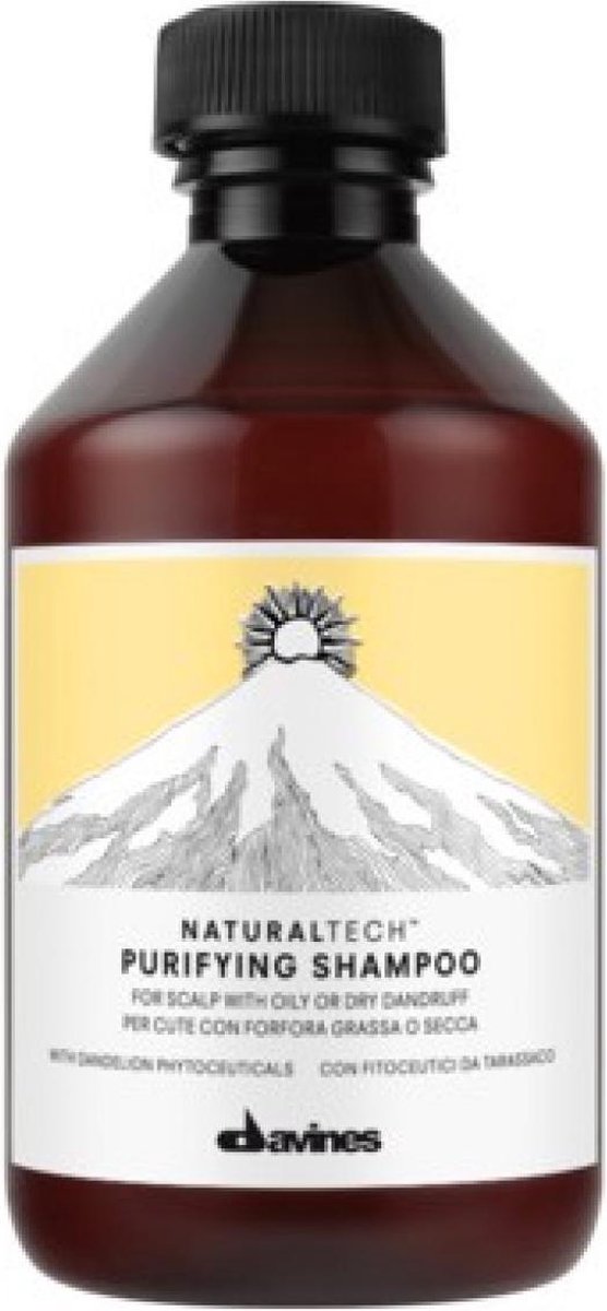Davines Natural Tech Purifying Shampoo Vette droge Schilfers 250ml