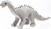 Pluche beweegbare dinosaurus Diplodocus knuffel 71 cm - Grote dinosaurus prehistorische dieren knuffels - Speelgoed