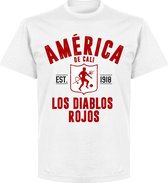 America de Cali Established T-Shirt - Wit - XXL
