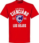 Club Sportivo Cienciano Established T-Shirt - Red - 4XL
